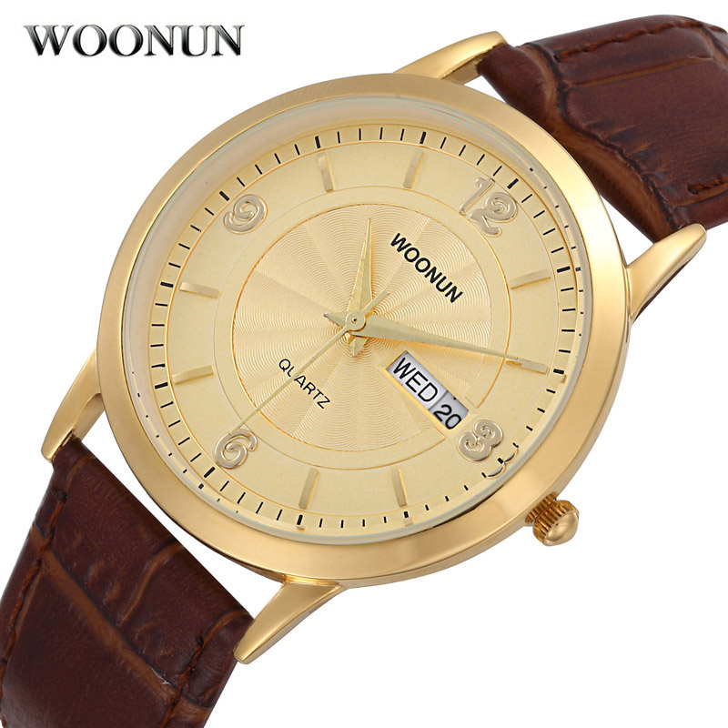 Luxury Watch Affordable - 2020 WOONUN Top Brand Luxury Gold
