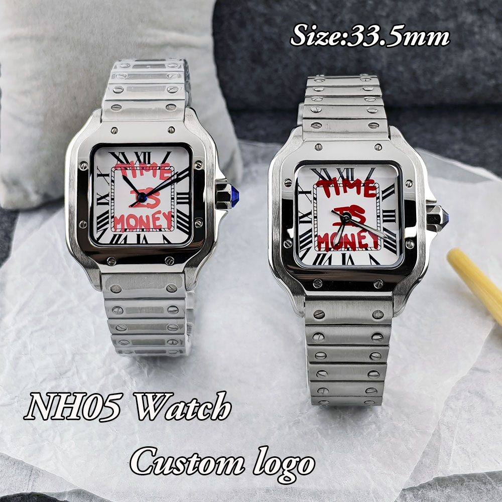 Luxury Watch Strap - New NH05 Square Watch Time is