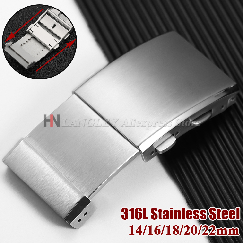 Luxury Watch Strap - 22mm 20mm 18mm 16mm 14mm 316L