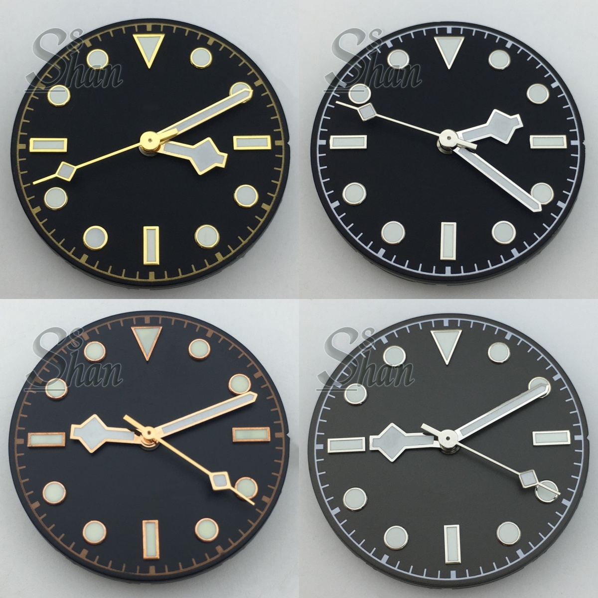 Luxury Watch With Green Dial - Watch Dial 29mm Red White Black