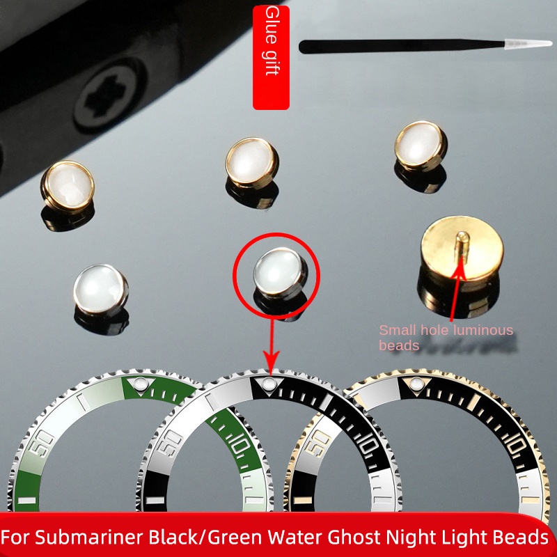 Luxury Watch Face - For Rolex Submariner Luminous Bead Green