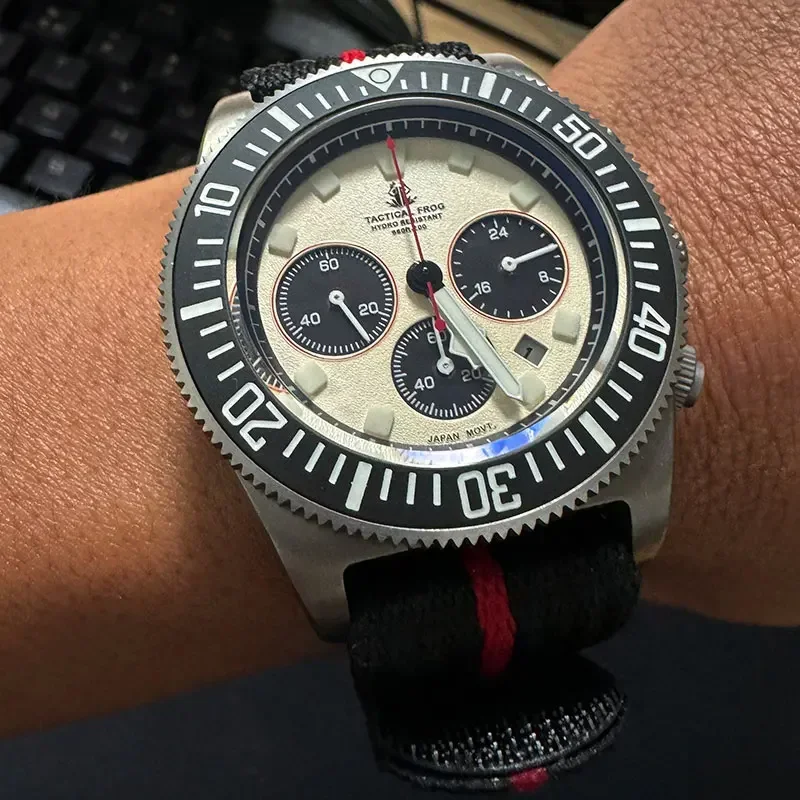 Titanium Sport Watch - Tactical Frog FXD Titanium Men's Diving