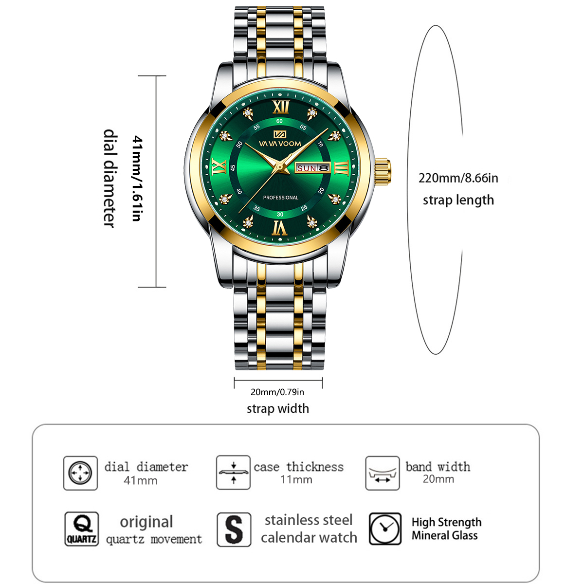 Luxury Rhinestone Gold Ring St - Luxury Watch With Green Dial ulasan dan harga
