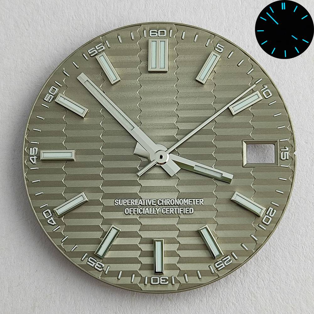 28.5mm NH35 dial NH35 hands bl - Luxury Watch With Green Dial ulasan dan harga