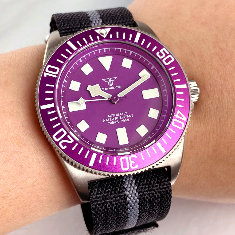 Titanium Tandorio Purple 42mm  - Titanium Sport Watch ulasan dan harga