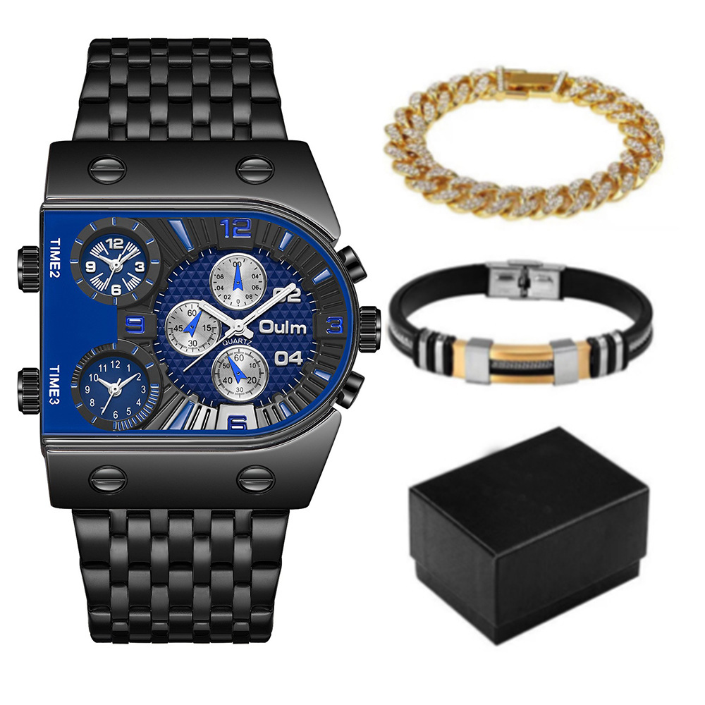 Men's luxury rectangular gold  - Luxury Watch Face ulasan dan harga