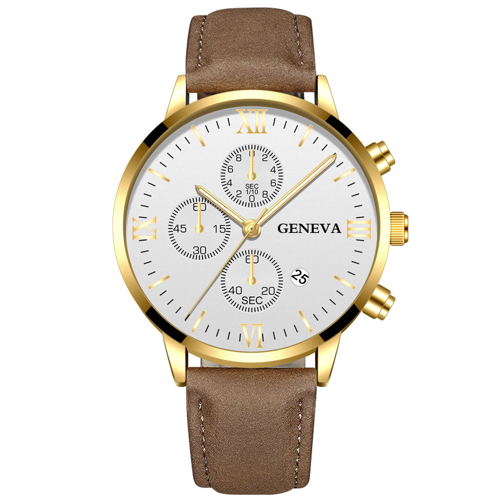 Geneva Fashion  Men Date Alloy - Luxury Watch Affordable ulasan dan harga