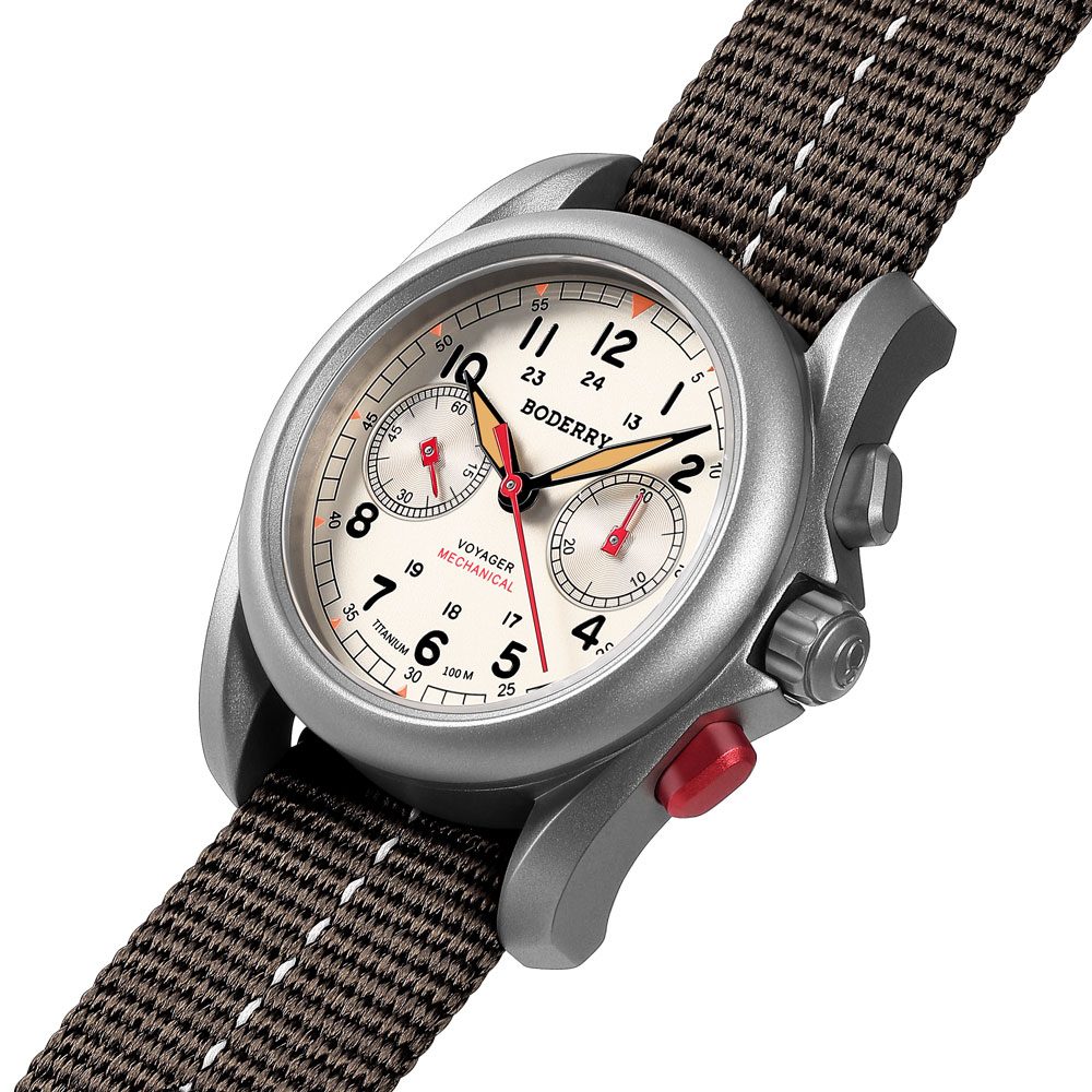 BODERRY Men's Field Watches Ti - Titanium Sport Watch ulasan dan harga