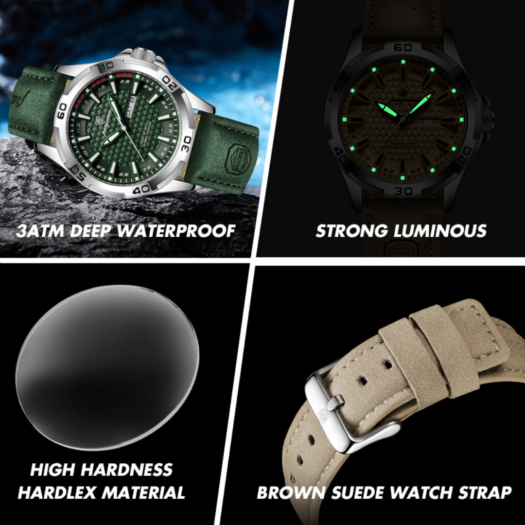 PAAZOMU Luxury Brand Men Watch - Luxury Watch Affordable ulasan dan harga