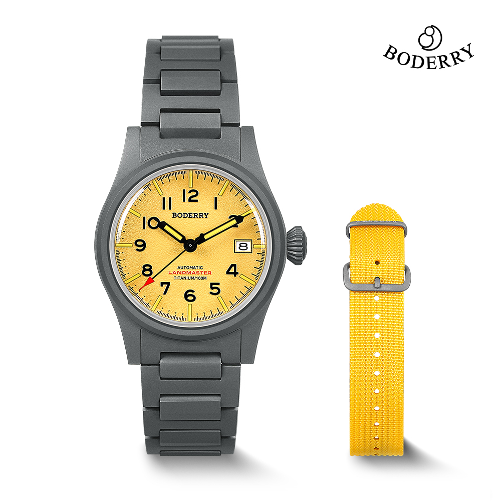Boderry LANDMASTER Field Titan - Titanium Sport Watch ulasan dan harga