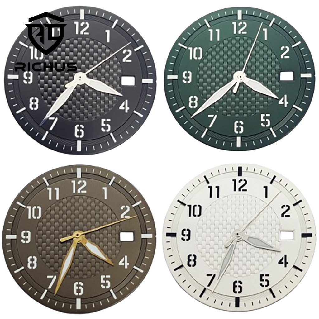 RICHUS 34mm Black Sterile Watc - Luxury Watch Face ulasan dan harga