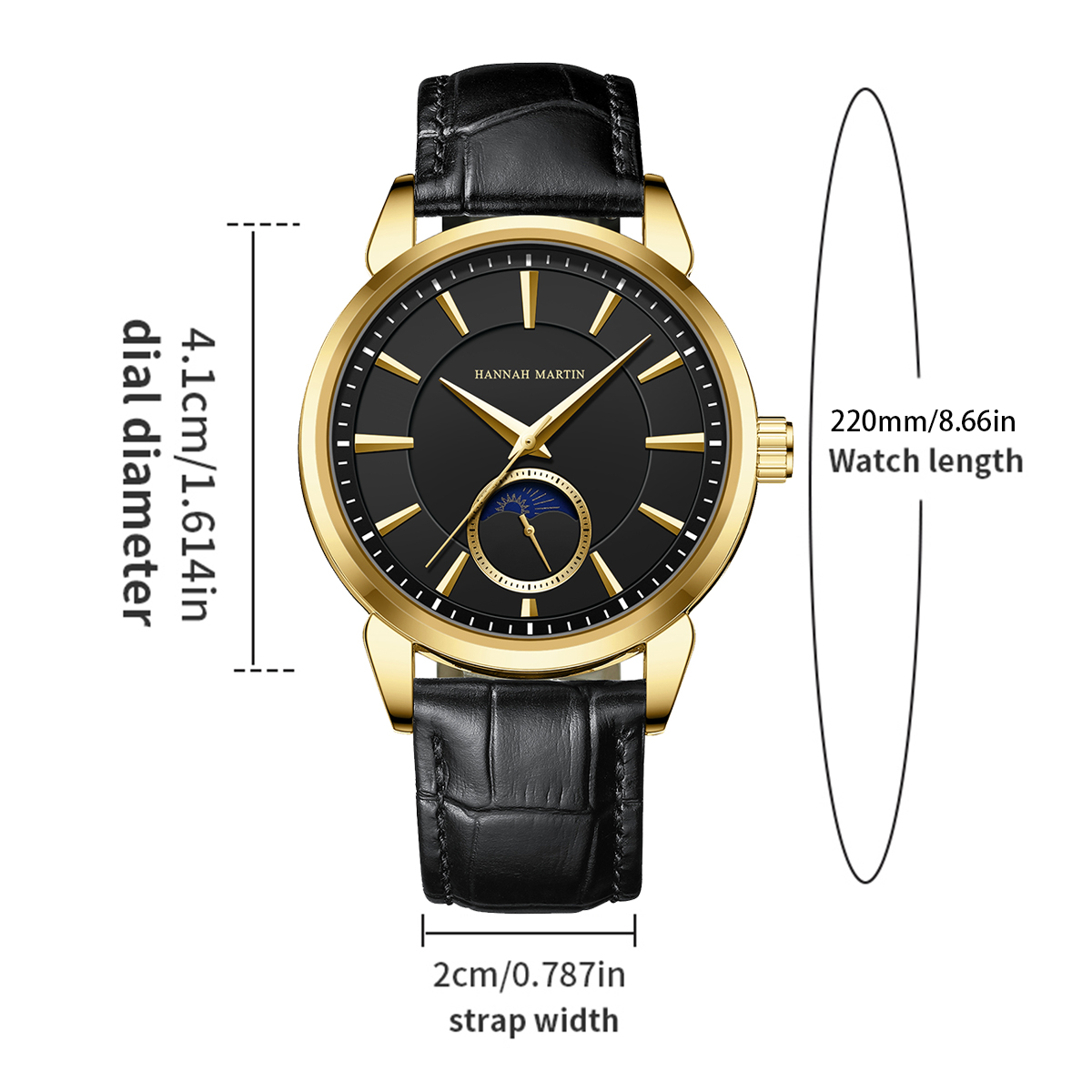 Hannah Martin Men Multi functi - Luxury Watch Affordable ulasan dan harga