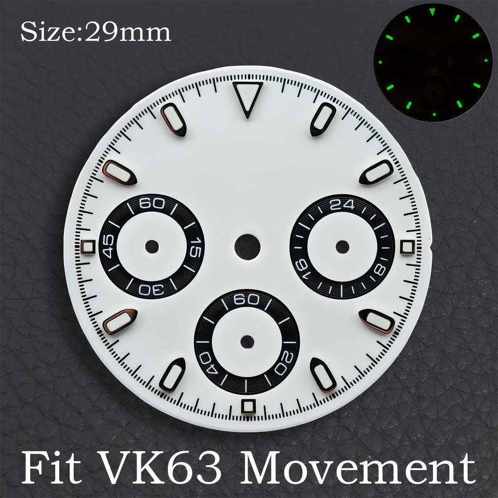 VK63 29mm Dial Watch Hands Gre - Luxury Watch With Green Dial ulasan dan harga