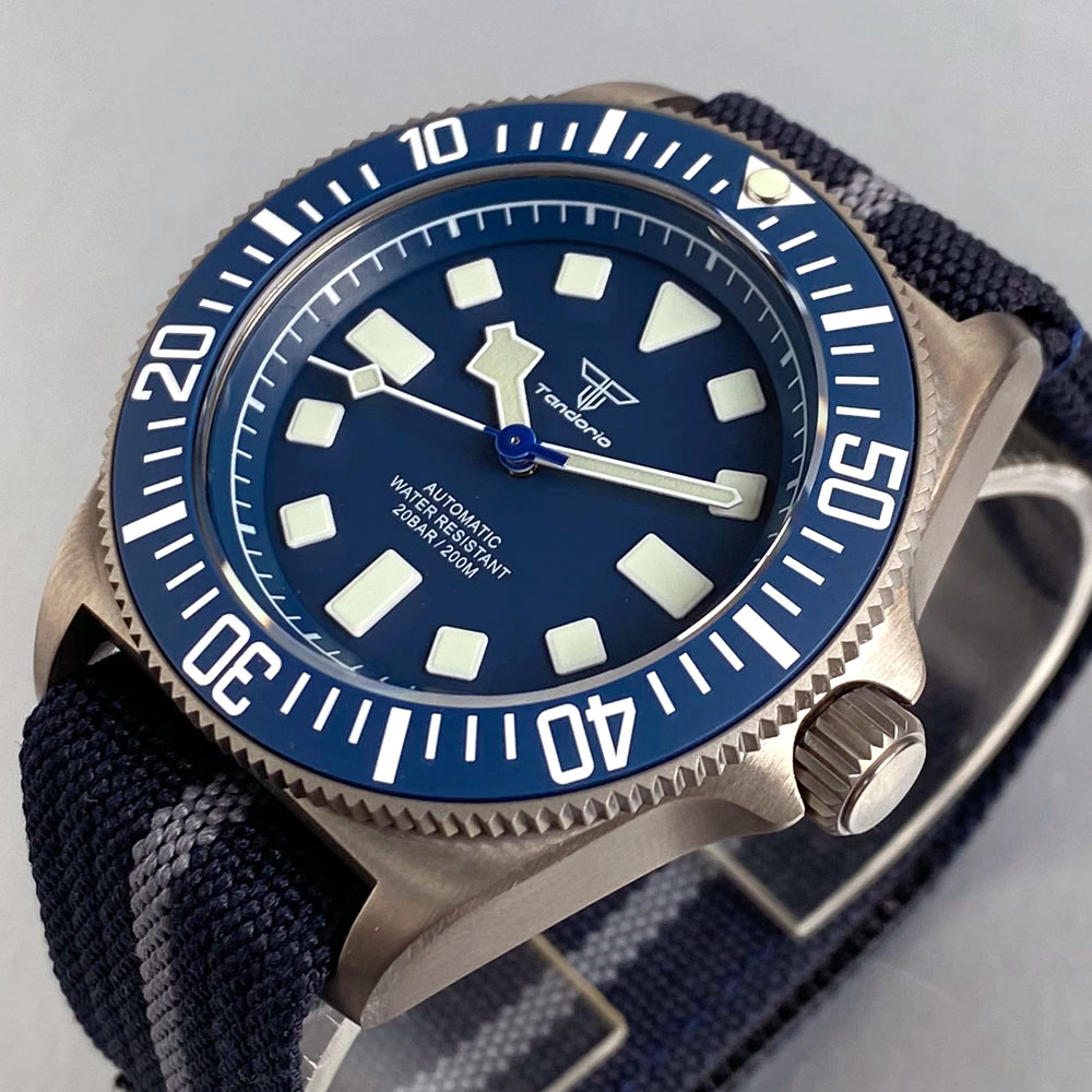 Titanium Case Tandorio 42mm Re - Titanium Sport Watch ulasan dan harga