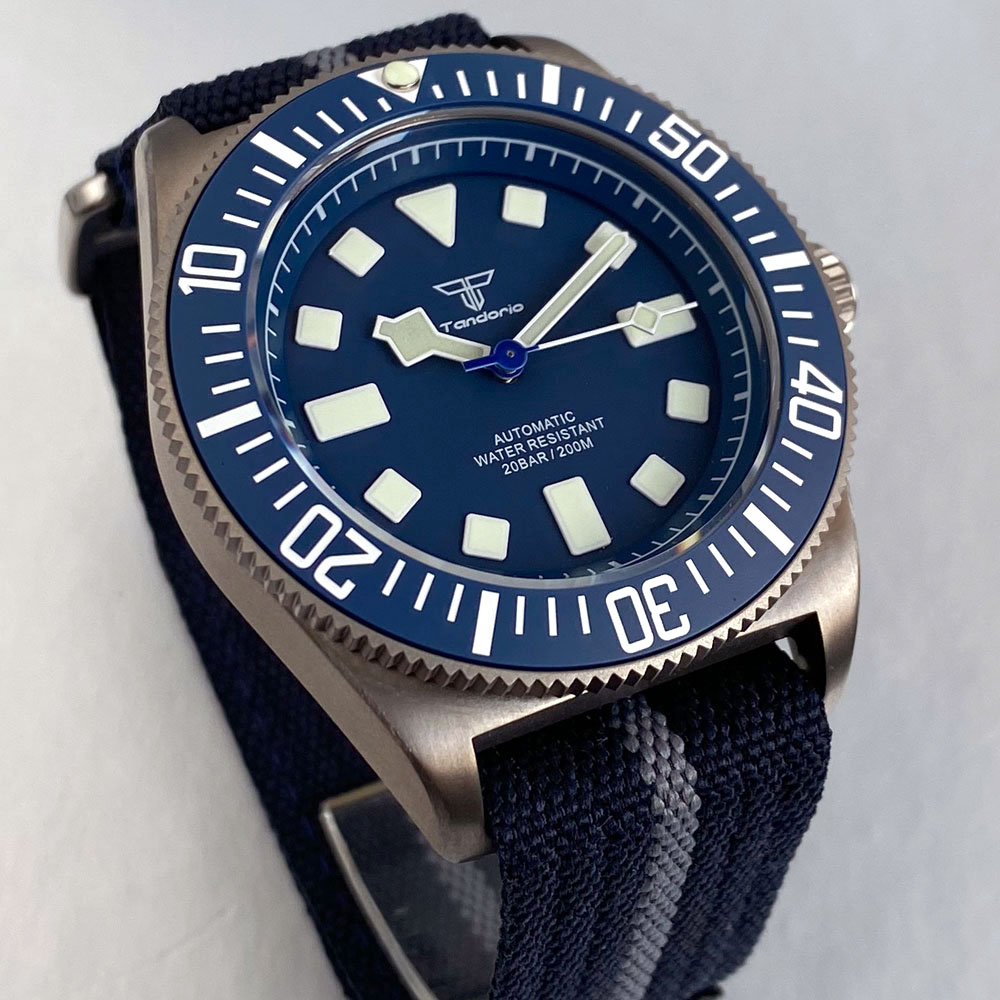 Titanium Case Tandorio 42mm Re - Titanium Sport Watch ulasan dan harga