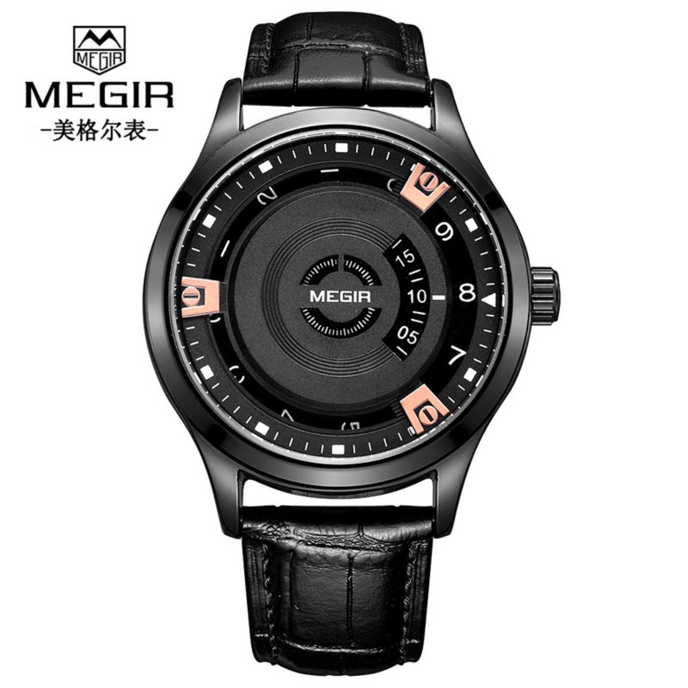 MEGIR Men Watches Luxury Leath - Luxury Watch Strap ulasan dan harga