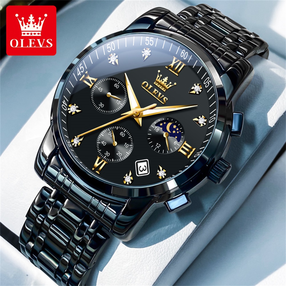OLEVS Popular men's watches st - Luxury Watch Business ulasan dan harga