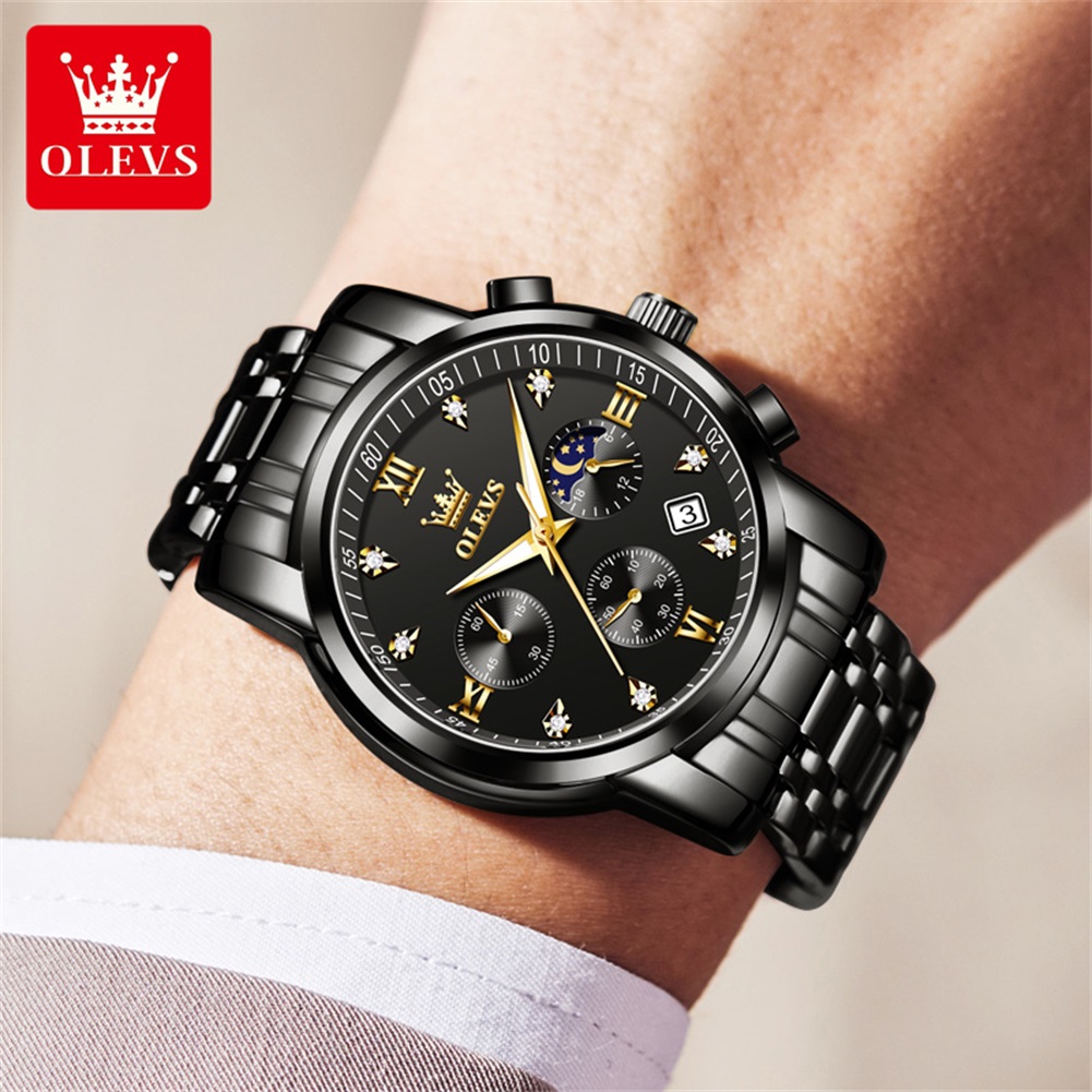 OLEVS Popular men's watches st - Luxury Watch Business ulasan dan harga