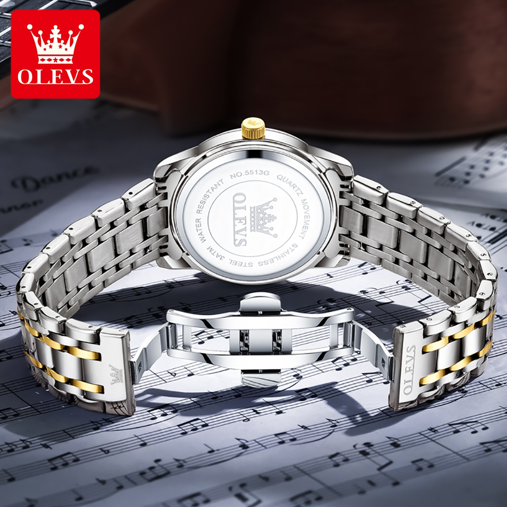 OLEVS Brand Fashion men's watc - Luxury Watch Business ulasan dan harga