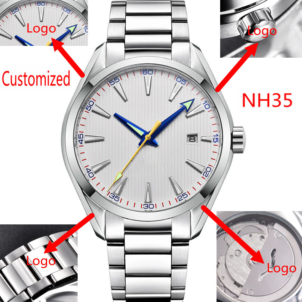 Custom Logo 41mm Men Miyota/NH - Luxury Watch Market ulasan dan harga