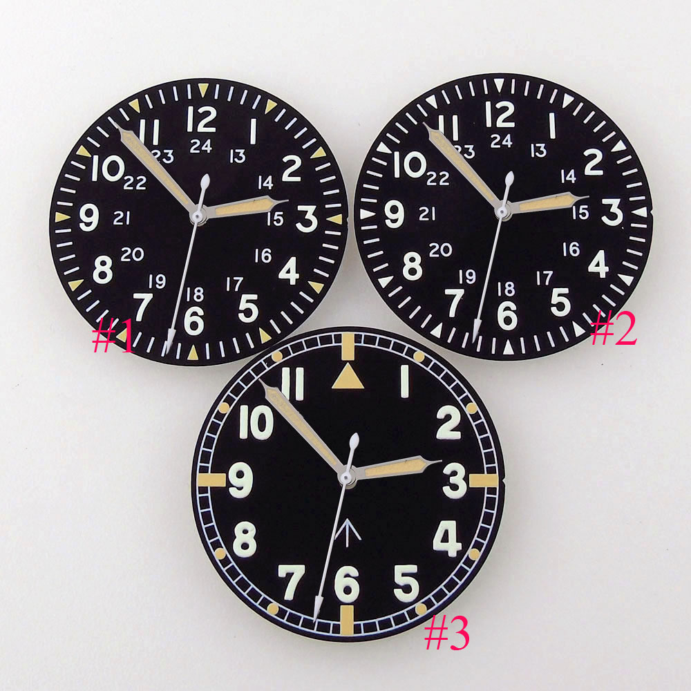 33.5mm Black Watch Dial Fit Fo - Luxury Watch Face ulasan dan harga