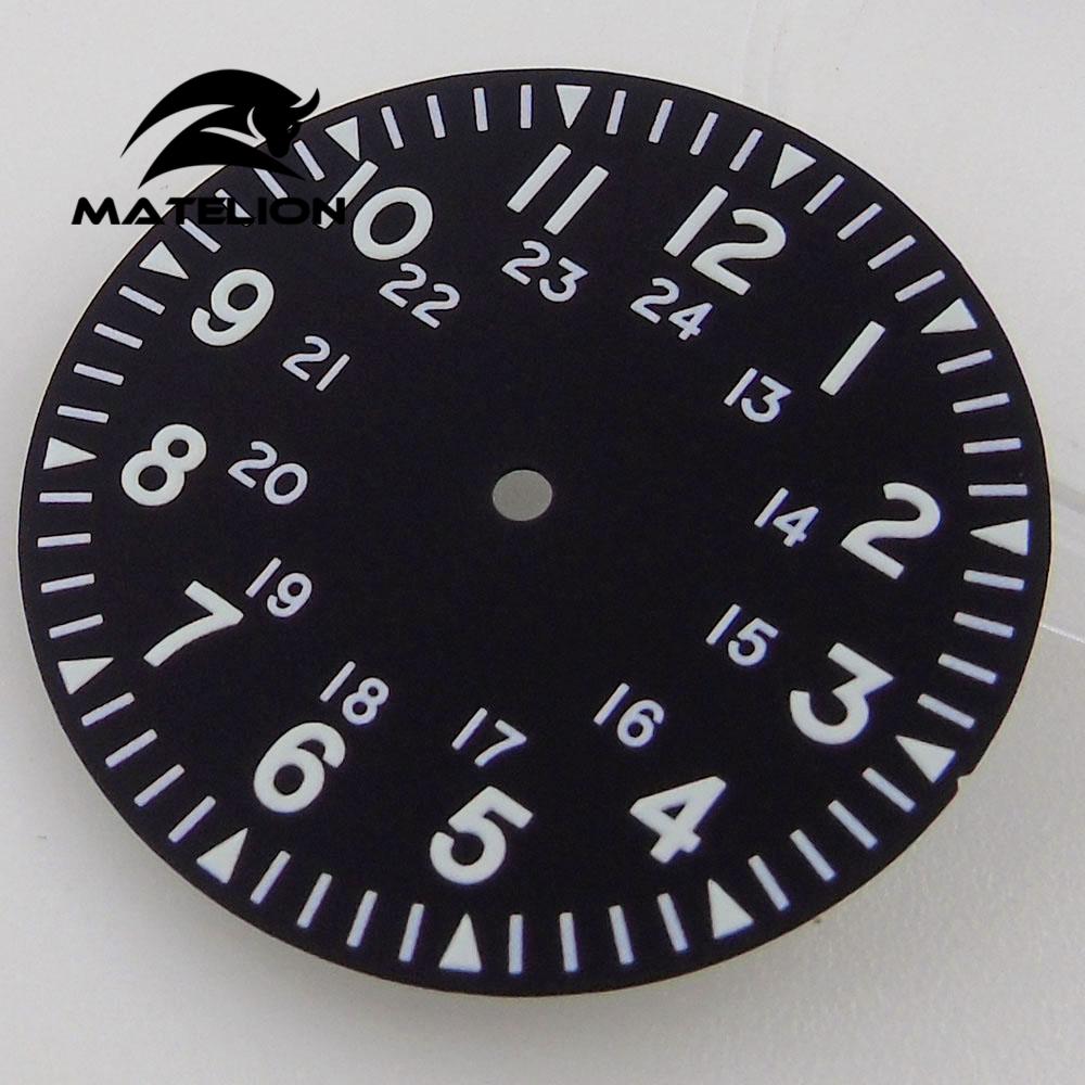 33.5mm Black Watch Dial Fit Fo - Luxury Watch Face ulasan dan harga