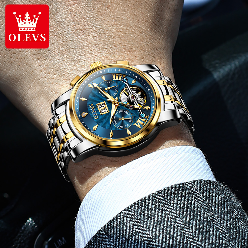 OLEVS Men Watches Luxury Fashi - Luxury Watch Business ulasan dan harga