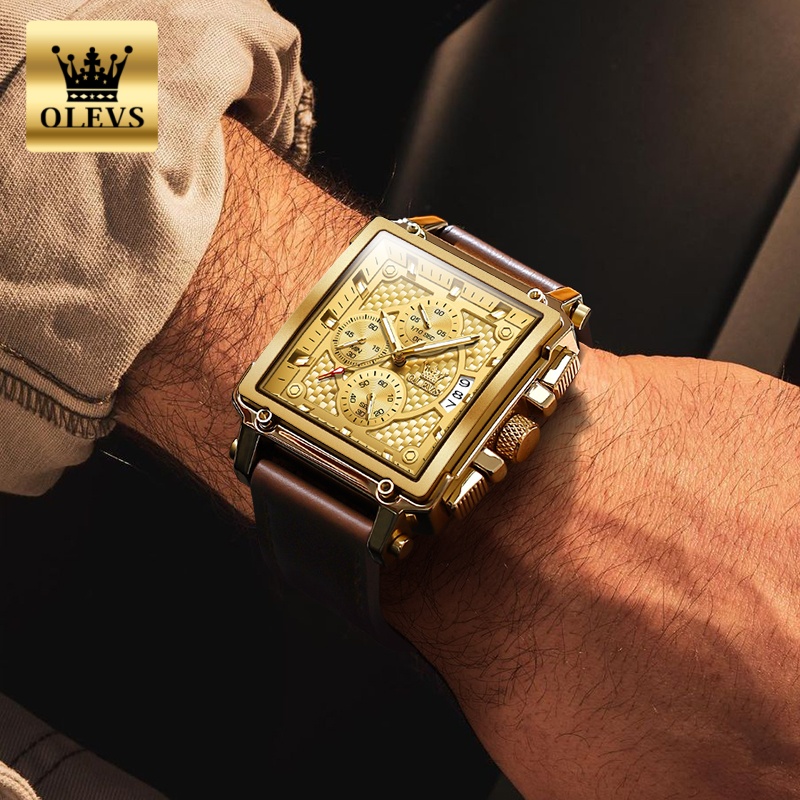 OLEVS Brand Mens Watches Water - Luxury Watch Strap ulasan dan harga