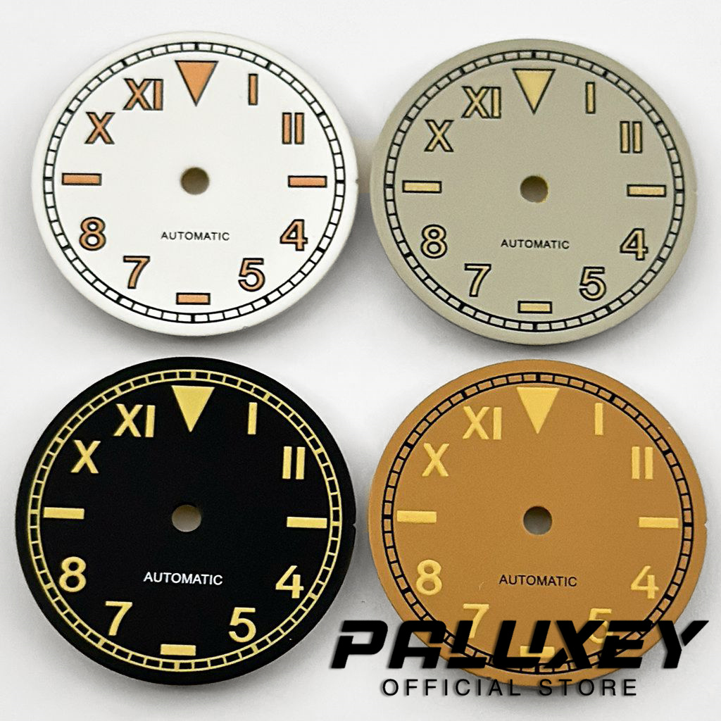 NH35 29mm Retro Matte White Gr - Luxury Watch Face ulasan dan harga