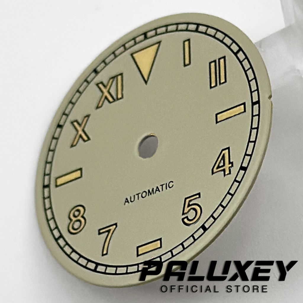 NH35 29mm Retro Matte White Gr - Luxury Watch Face ulasan dan harga