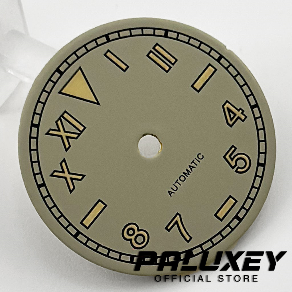 NH35 29mm Retro Matte White Gr - Luxury Watch Face ulasan dan harga