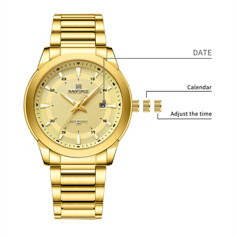 2024 Top Brand NAVIFORCE Mens  - Luxury Watch Affordable ulasan dan harga