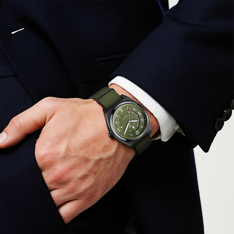 SAPPHERO Men's Sports Quartz W - Luxury Watch With Green Dial ulasan dan harga