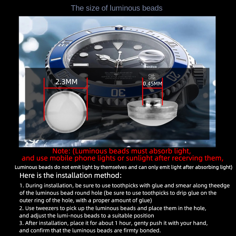 For Rolex Submariner Luminous  - Luxury Watch Face ulasan dan harga